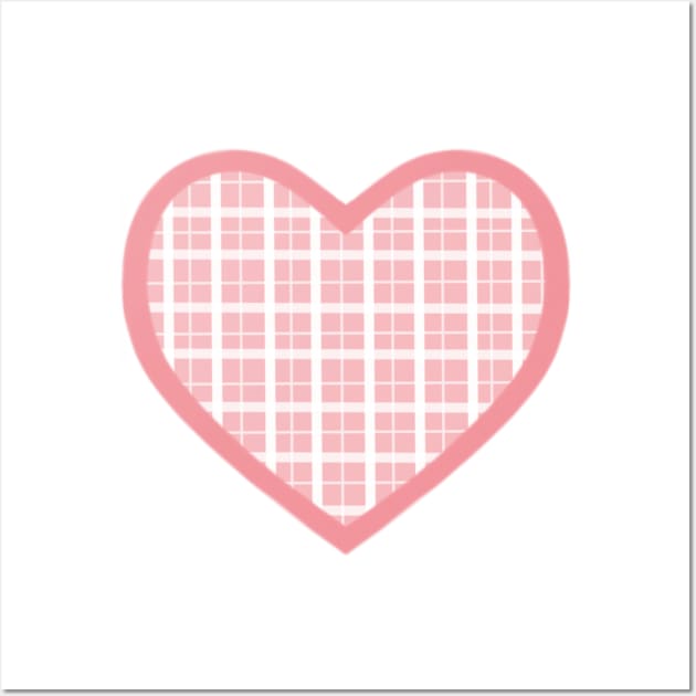 Pink Cottage Heart Wall Art by Smilla